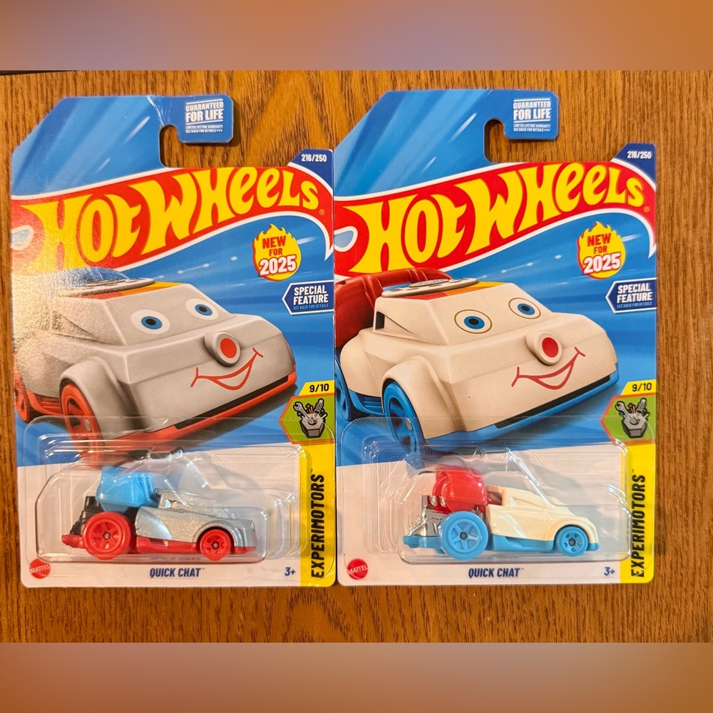 🔥 Hot Wheels 2025 Quick Chat Set (2 Cars) Experimotors NEW 🔥